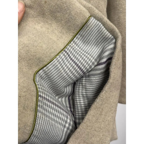 Women's Soia & Kyo Wool Blend Beige Winter Pea Coat Size Small (S) - Picture 8 of 8